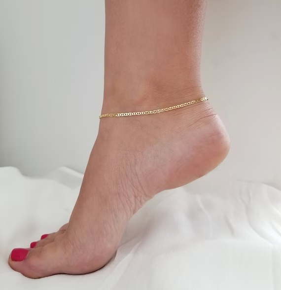 Gold ankle bracelets, also known as anklets, are versatile and timeless accessories that can add a touch of elegance and charm to any outfit.