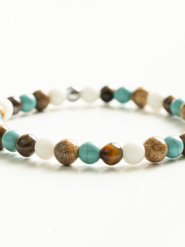 Natural stone bracelets, also known as gemstone bracelets or crystal bracelets, are a popular type of jewelry that features beads