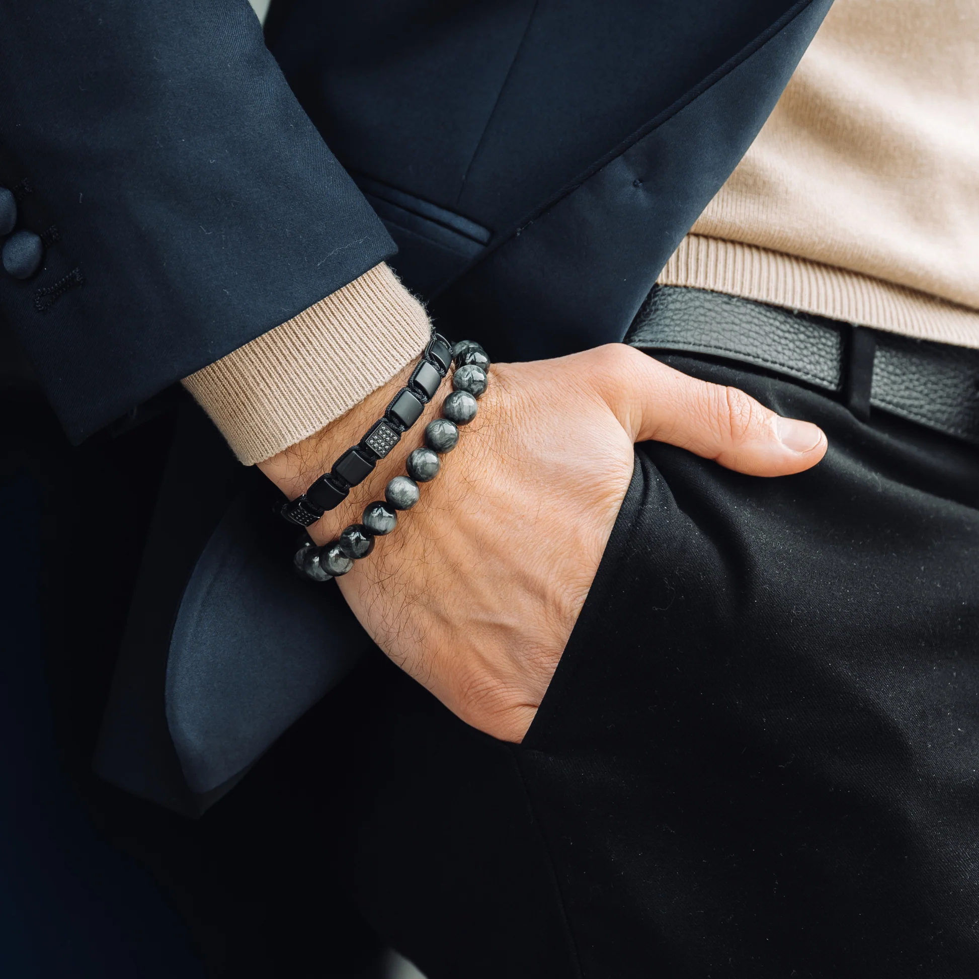 Bracelet for men are versatile accessories that can elevate a man's outfit, adding a touch of individuality and sophistication.