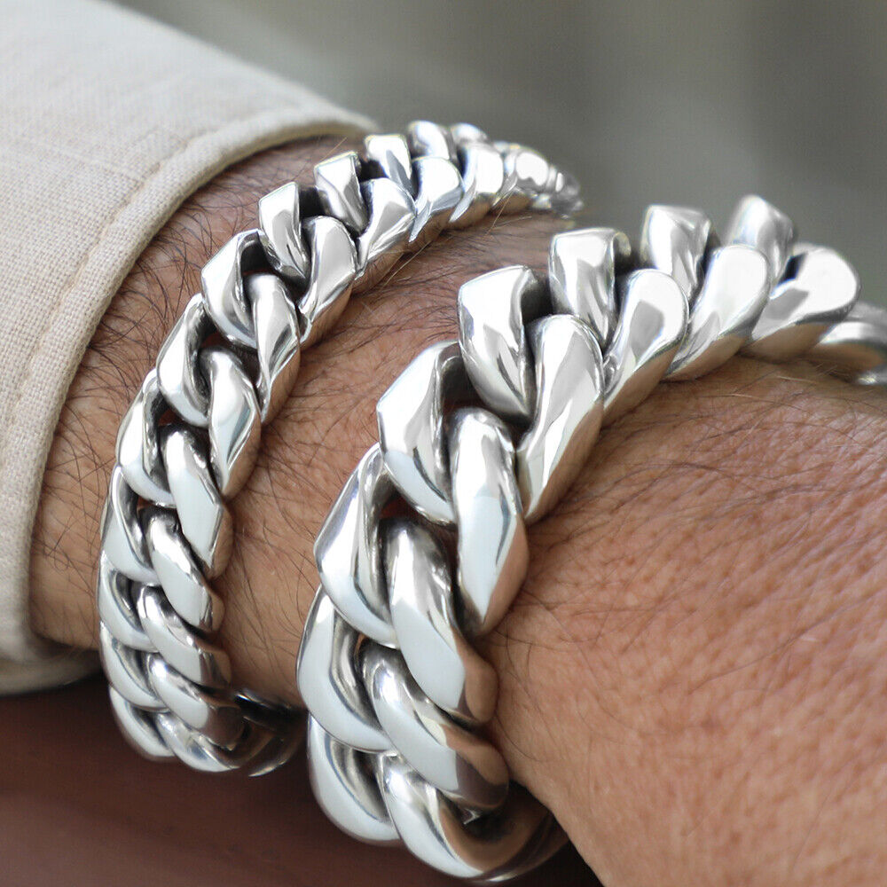 Silver bracelets men are versatile accessories that can be worn for various occasions, adding a touch of style and sophistication to any outfit.