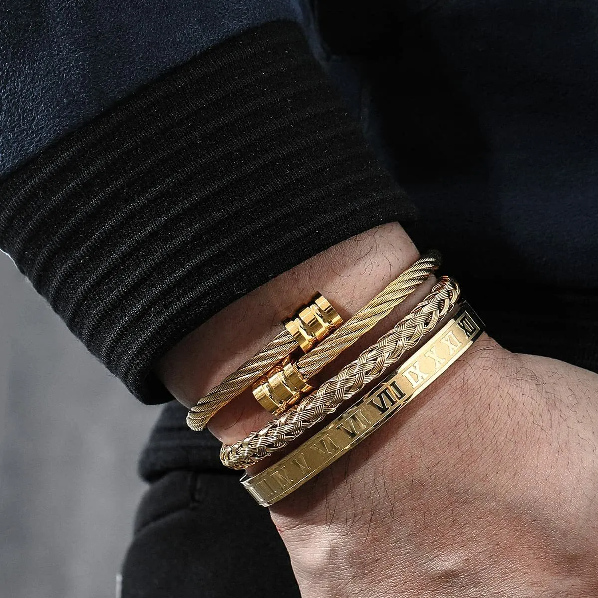 Bracelet for men are versatile accessories that can elevate a man's outfit, adding a touch of individuality and sophistication.