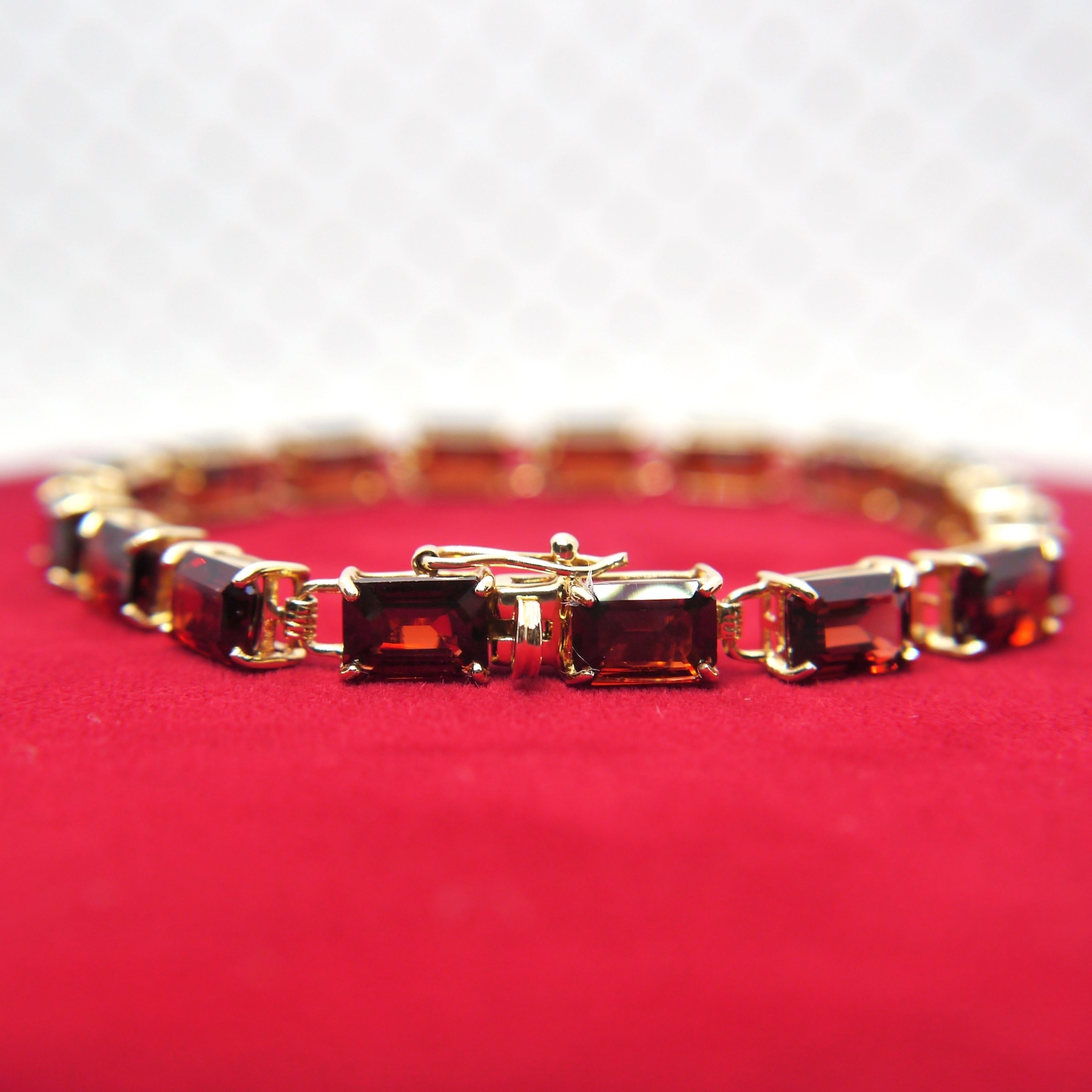 Garnet bracelet