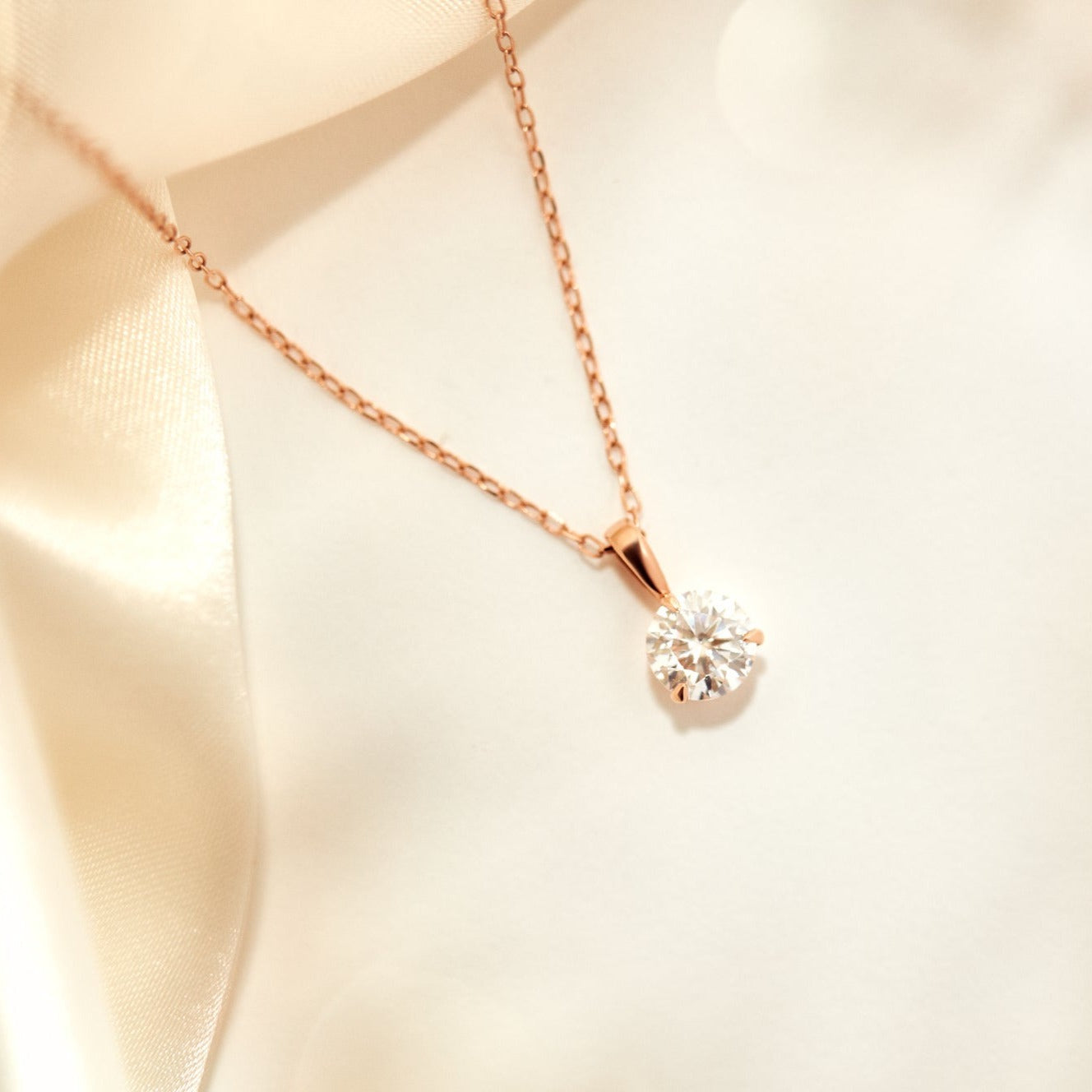 Moissanite necklace