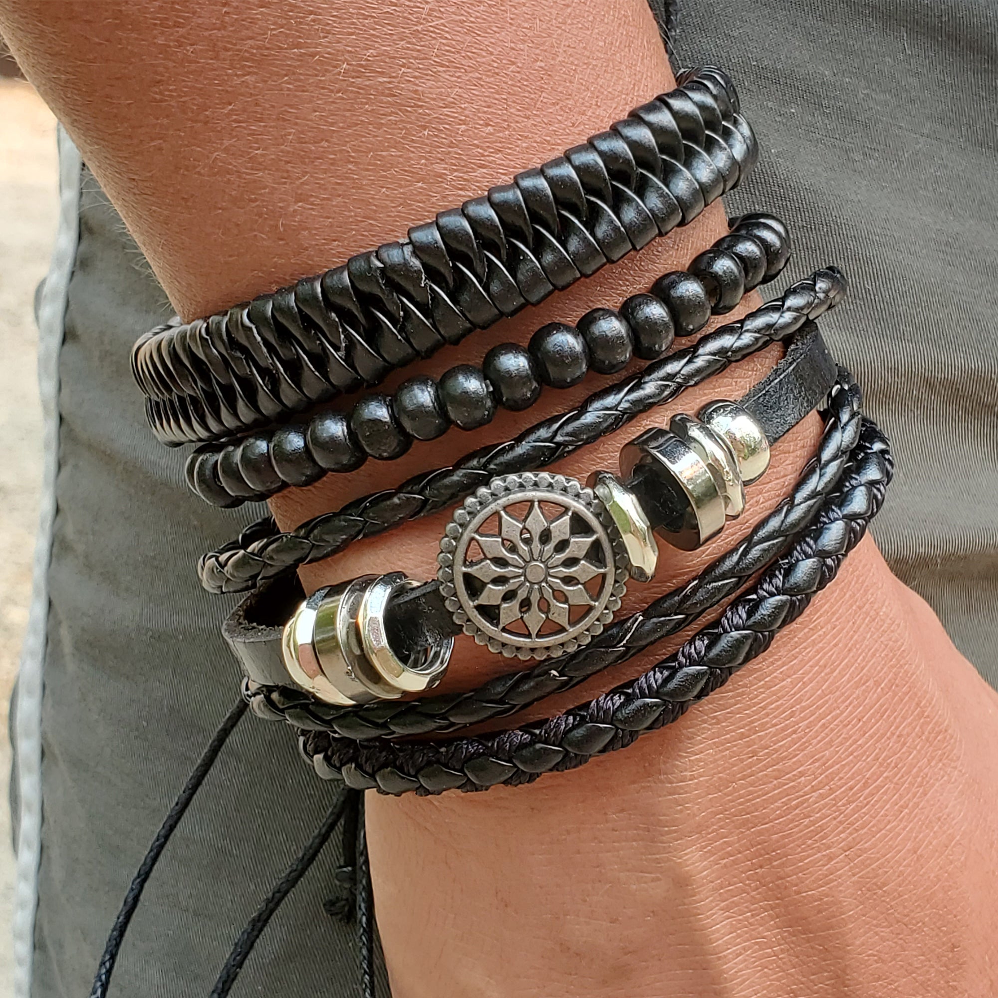 leather bracelets