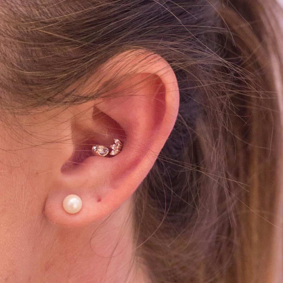 Conch piercing