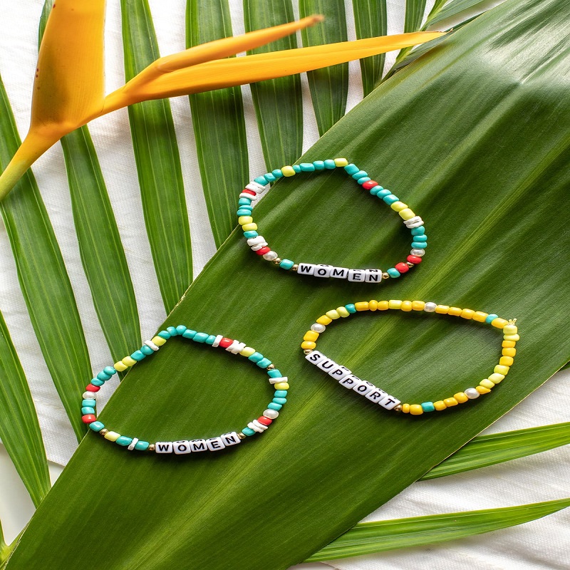 friendship bracelets with beads