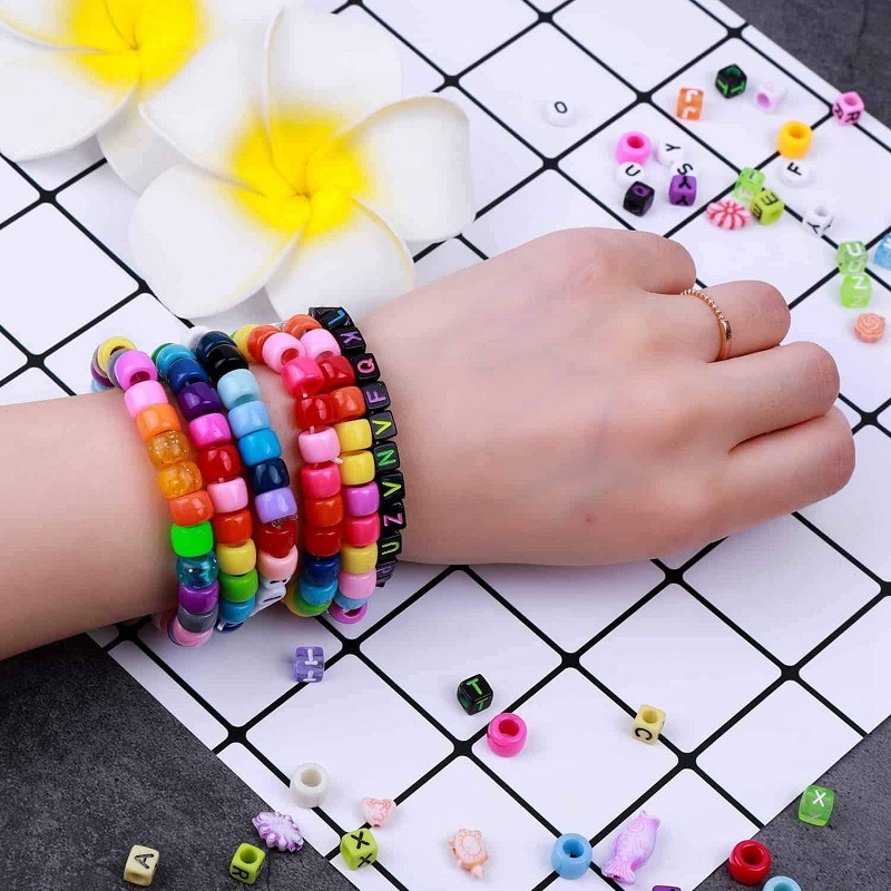 friendship bracelets with beads