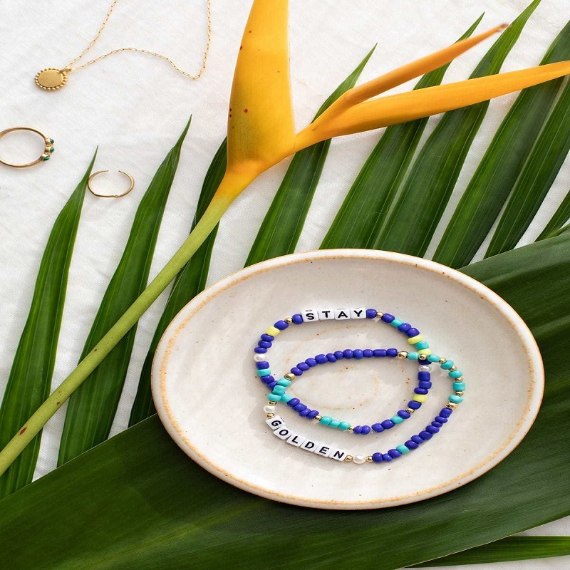 friendship bracelets with beads