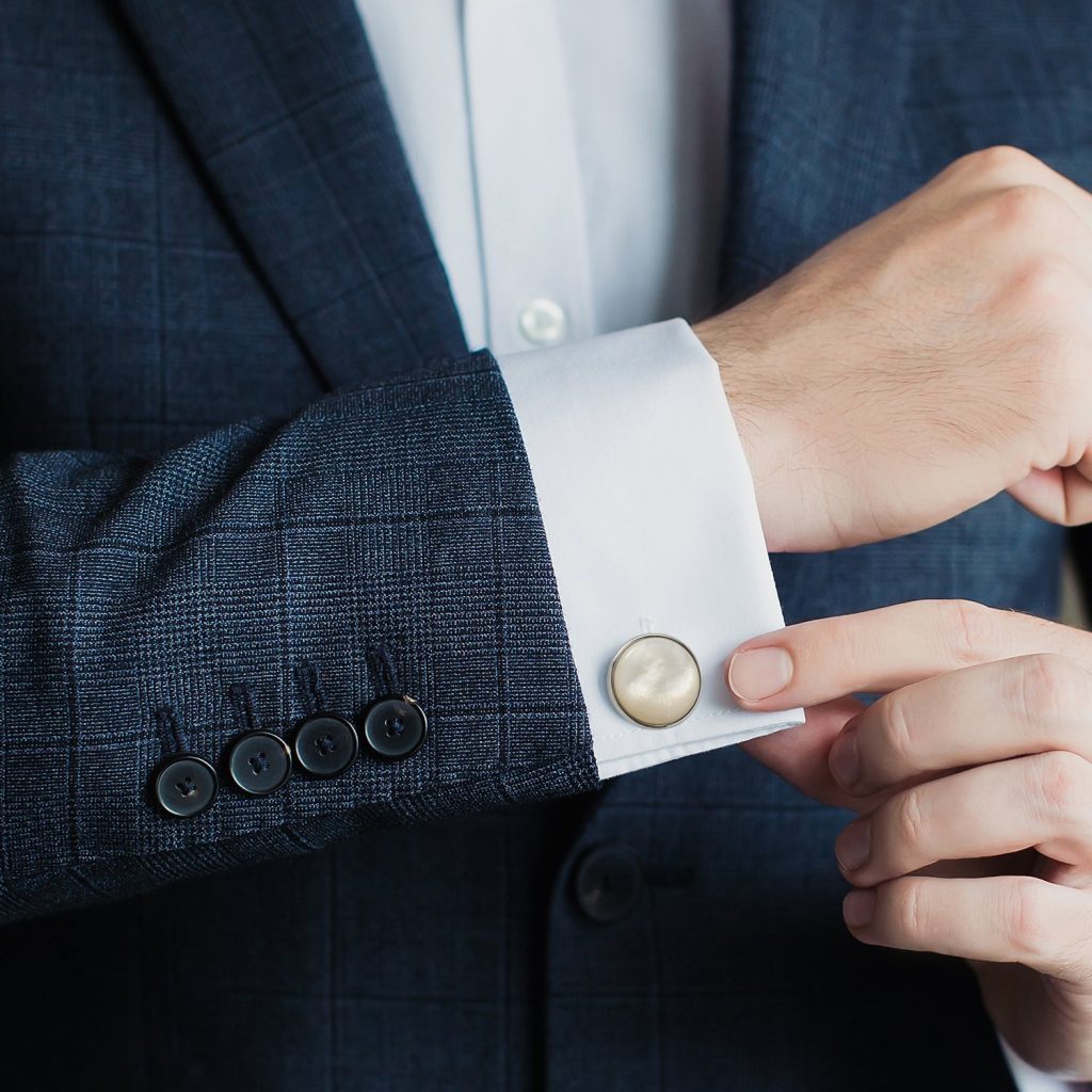 pearl cufflinks