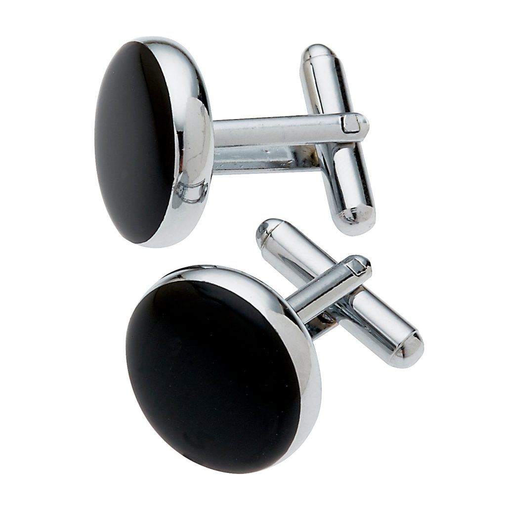 silver cufflinks