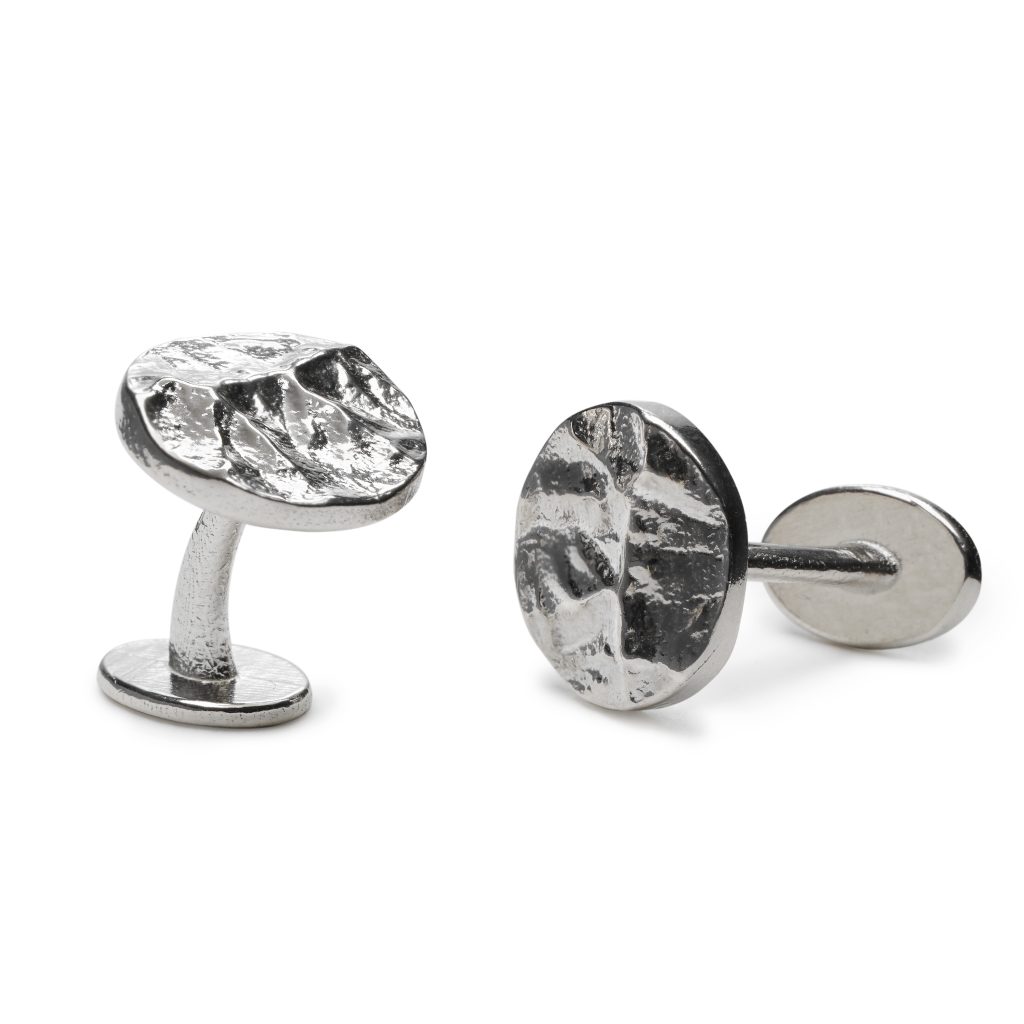 silver cufflinks