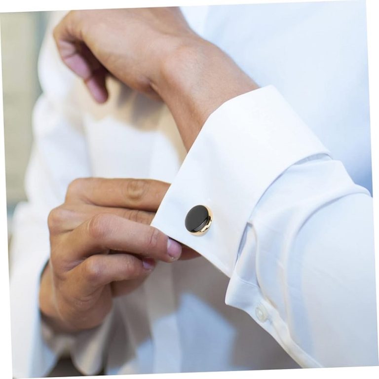 cufflinks on a regular shirt