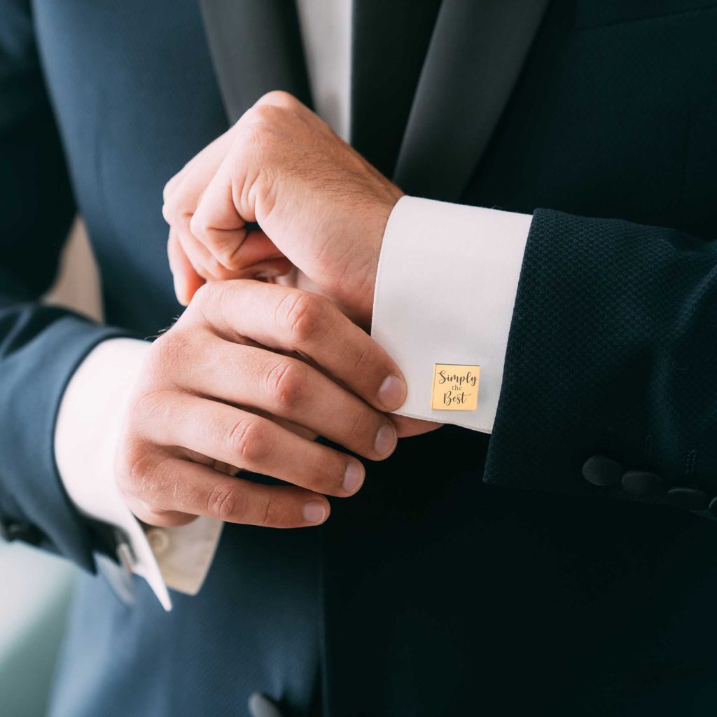 ways to wear cufflinks