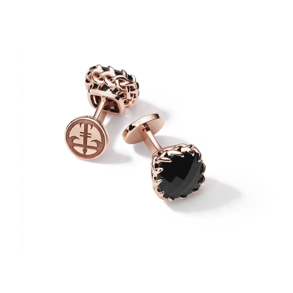 rose gold cufflinks