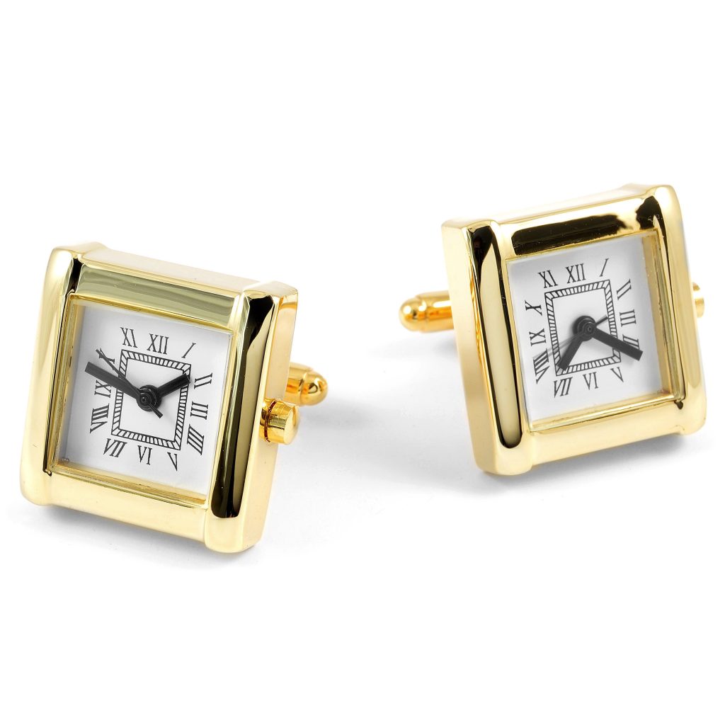 Watch cufflinks