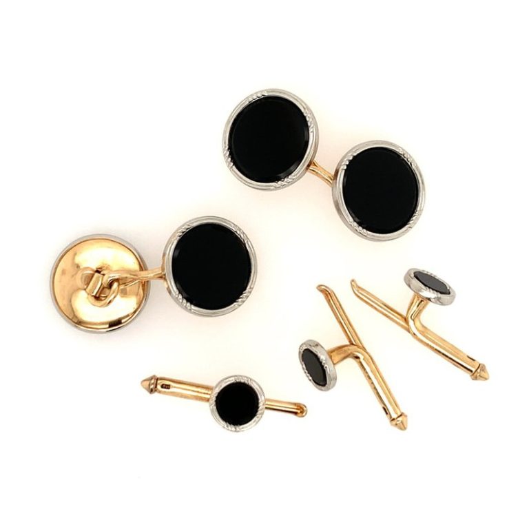 Onyx cufflinks