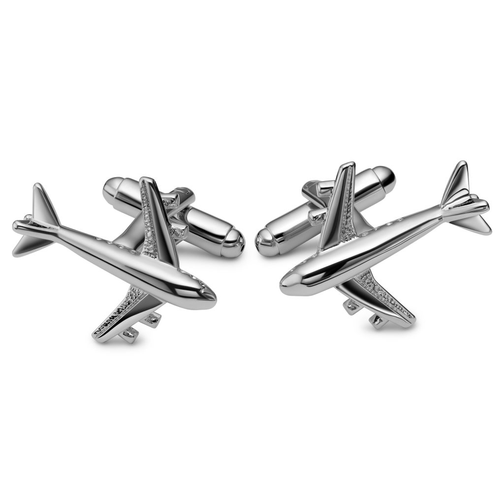 Airplane cufflinks