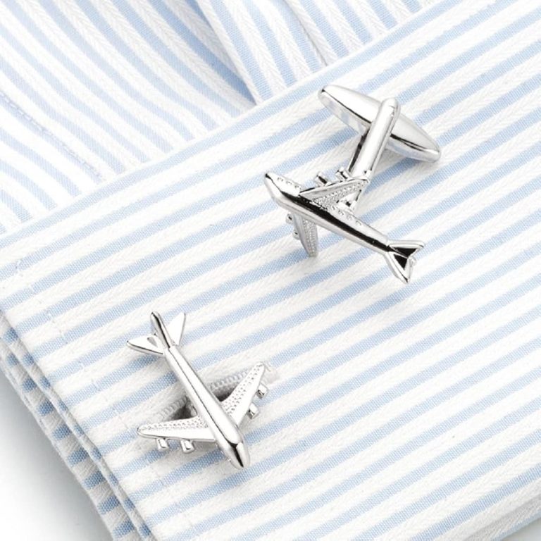 Airplane cufflinks