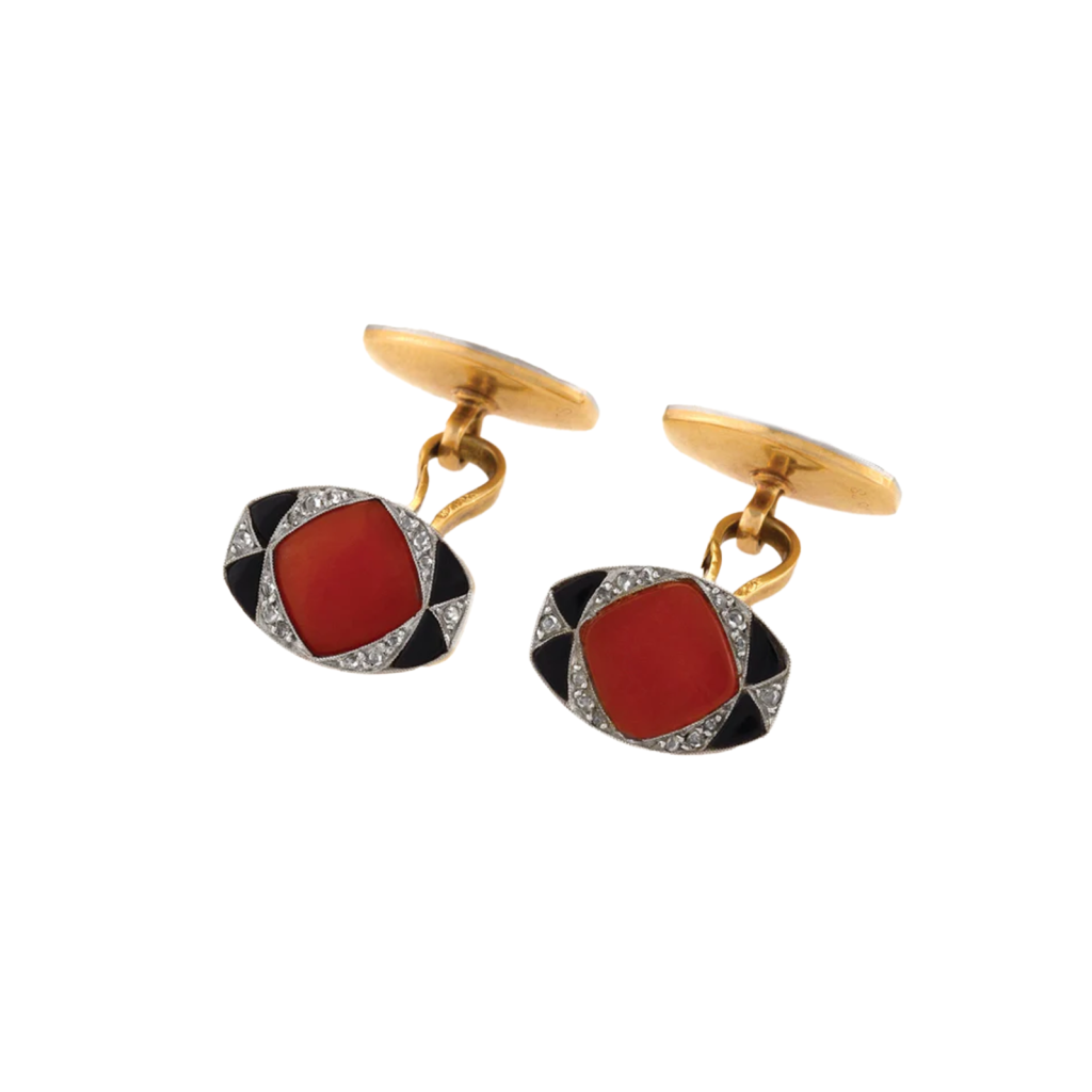 Onyx cufflinks