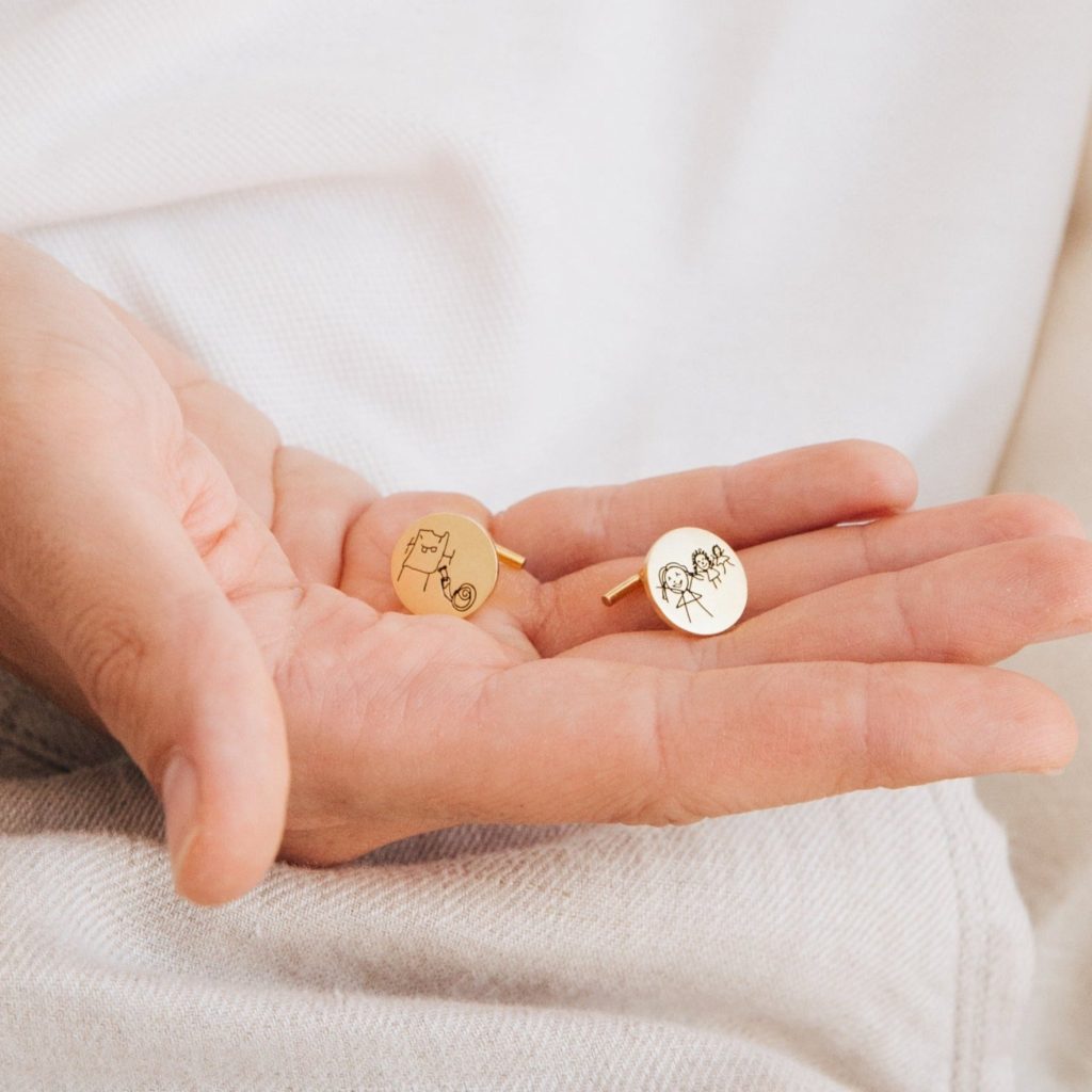 Engraved cufflinks