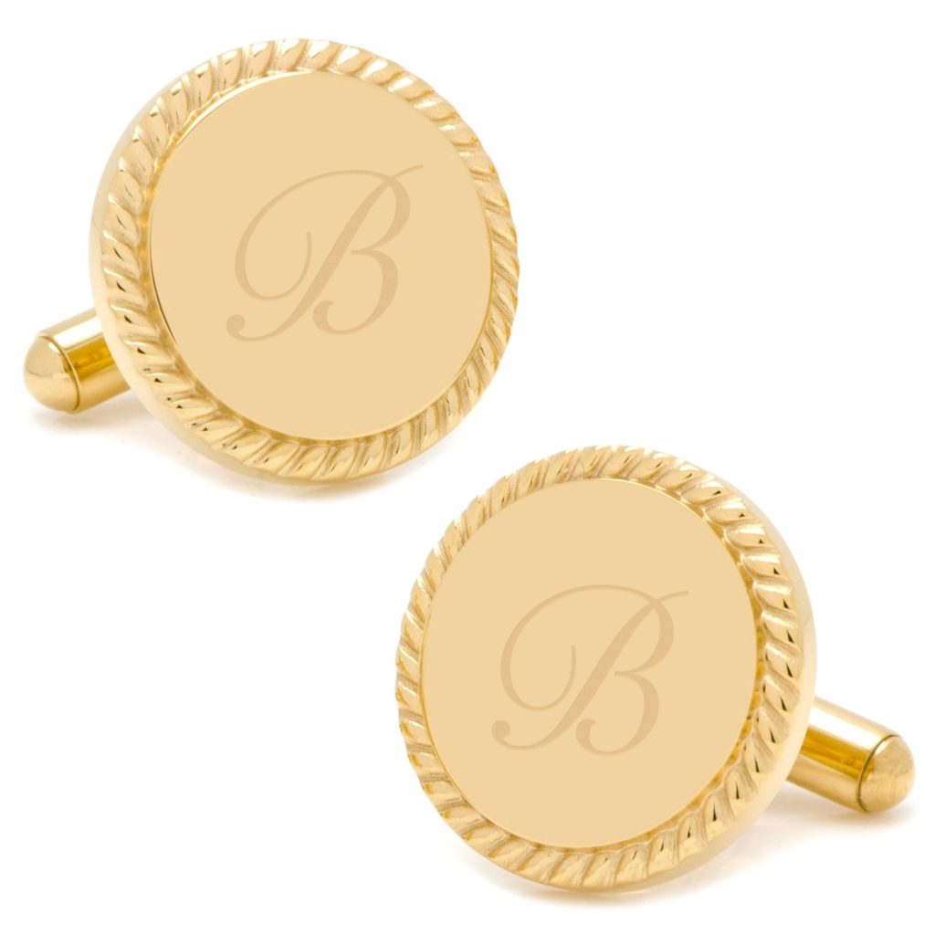 Engraved cufflinks