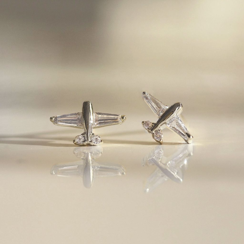 Airplane cufflinks