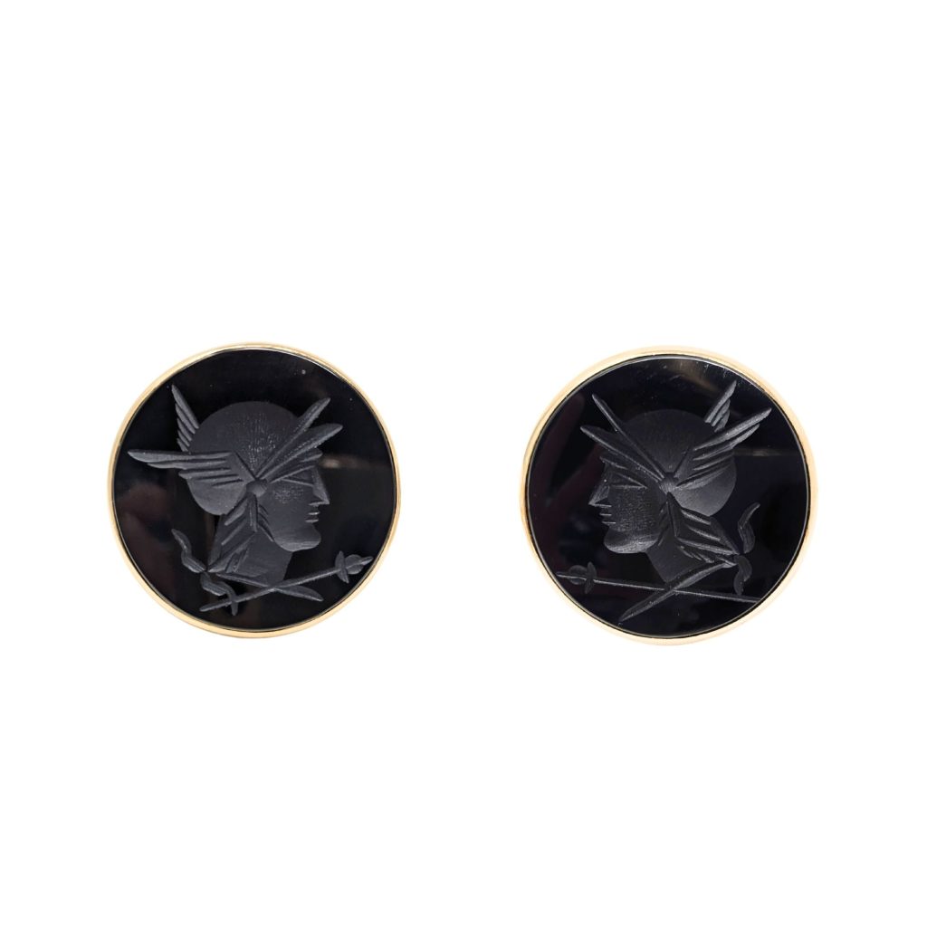 Onyx cufflinks