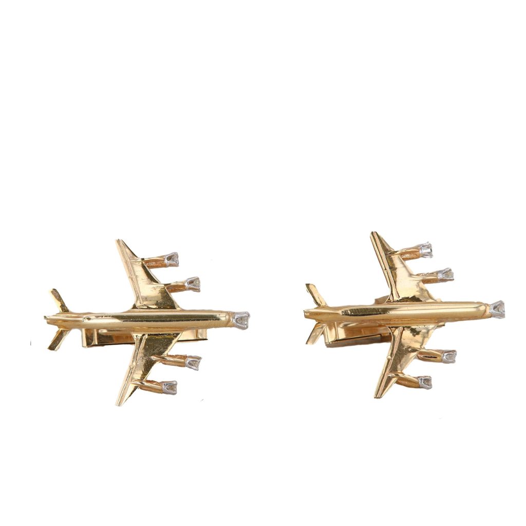 Airplane cufflinks