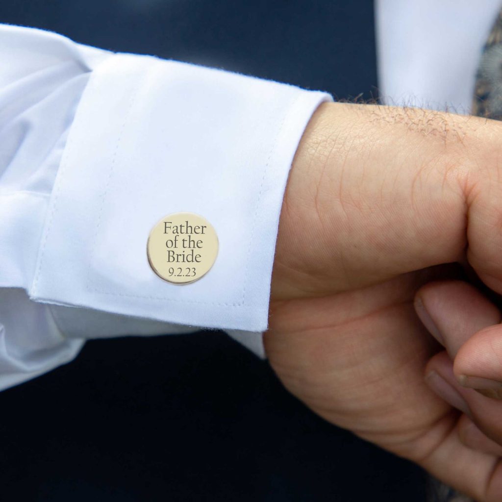 Father of the bride cufflinks