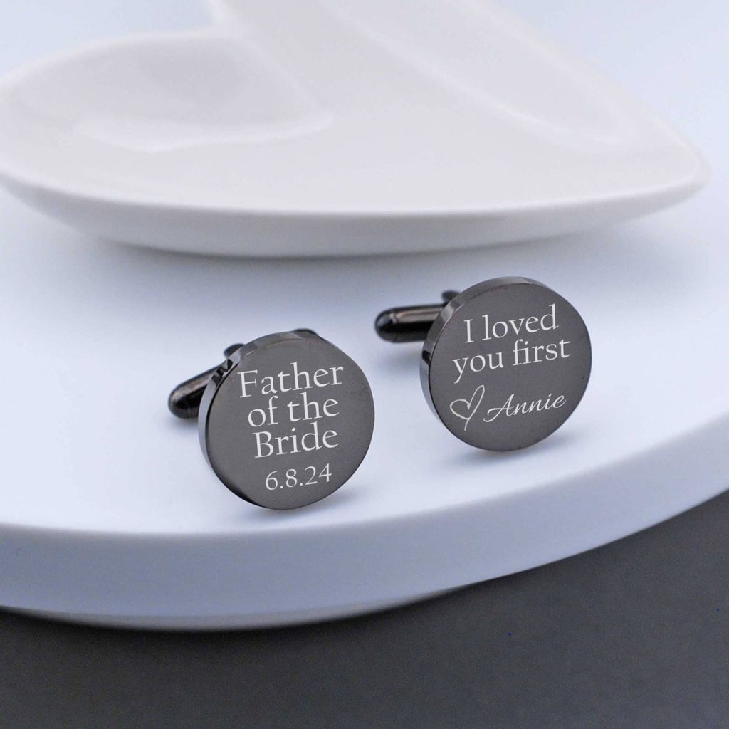 Father of the bride cufflinks