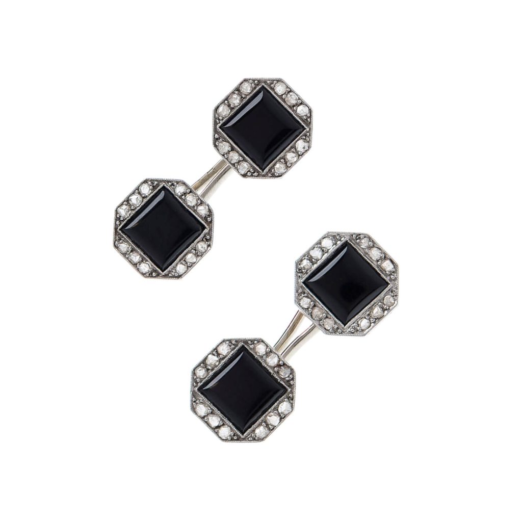 Onyx cufflinks