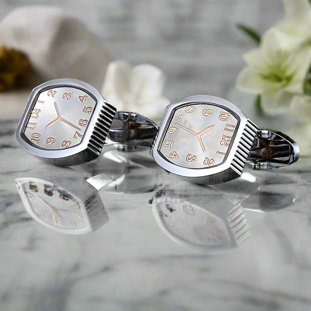 Watch cufflinks