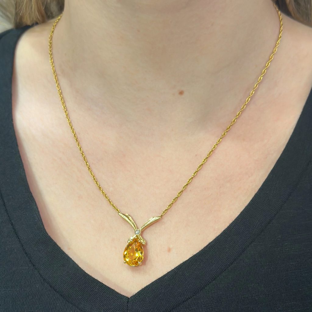 Citrine necklace