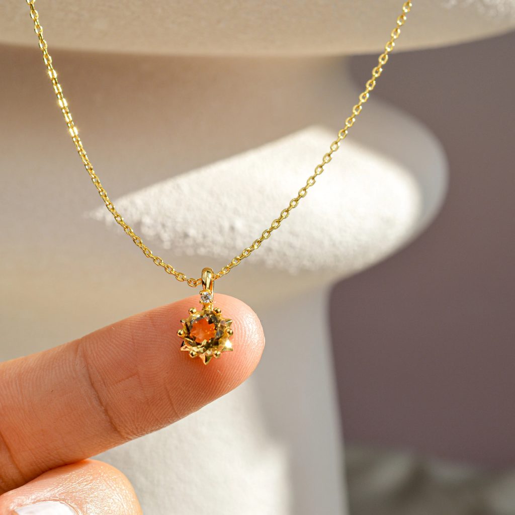 Citrine necklace