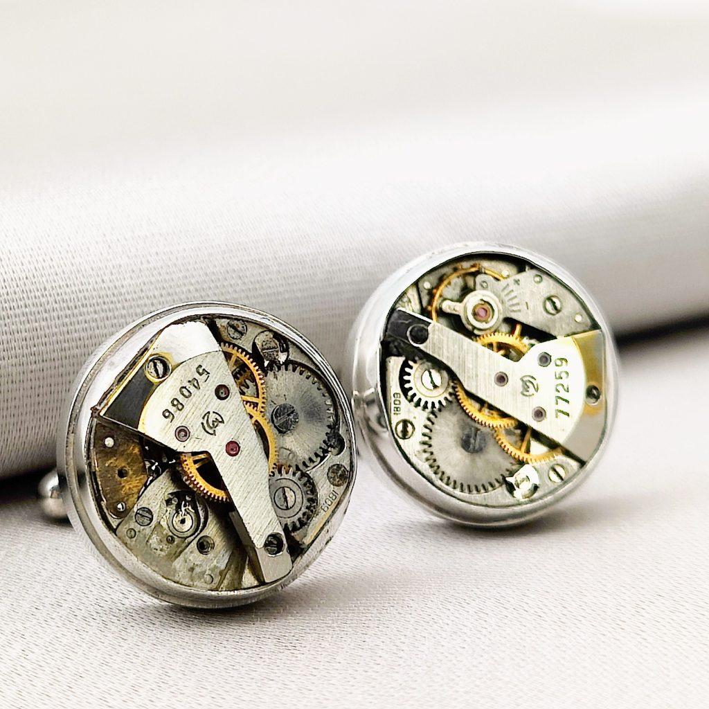 Watch cufflinks