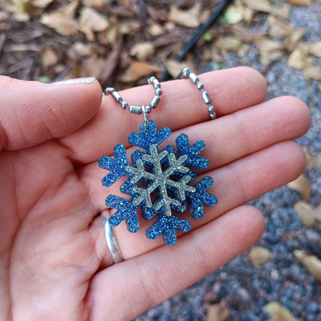 snowflake necklace