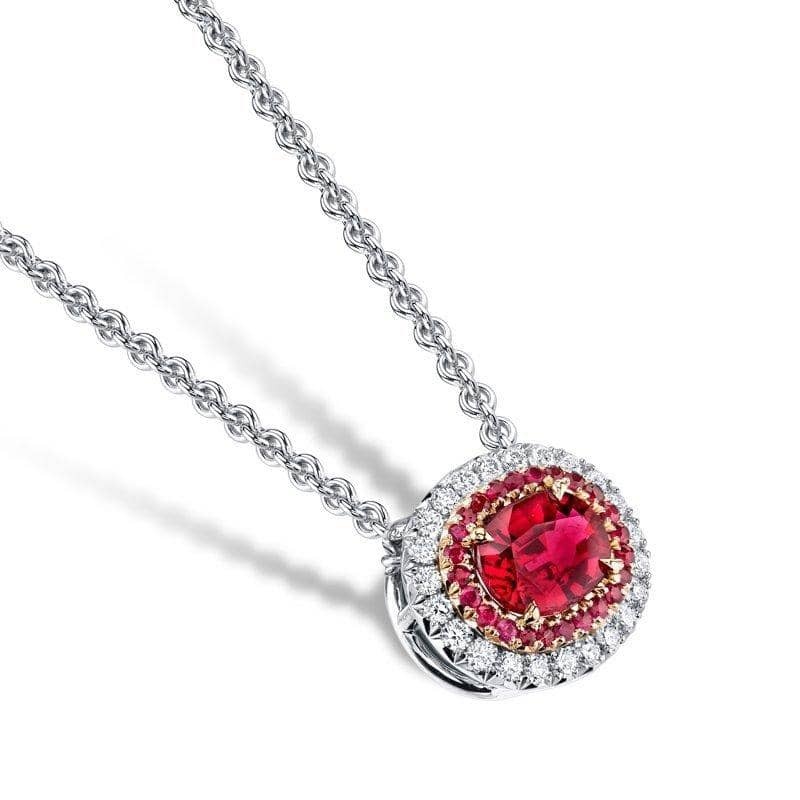 ruby pendant necklace