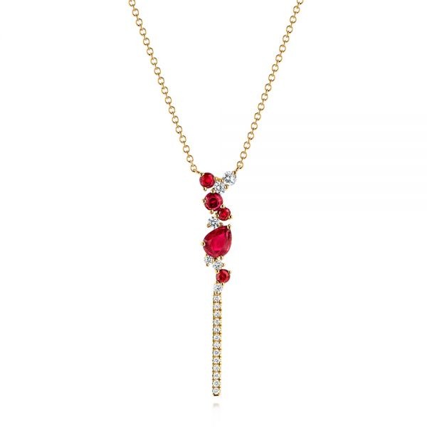 ruby pendant necklace