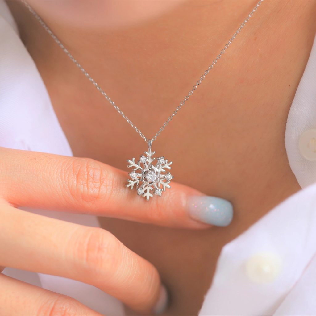 snowflake necklace