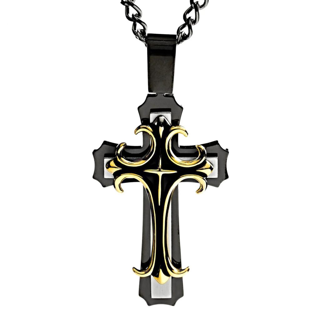 mens cross pendant