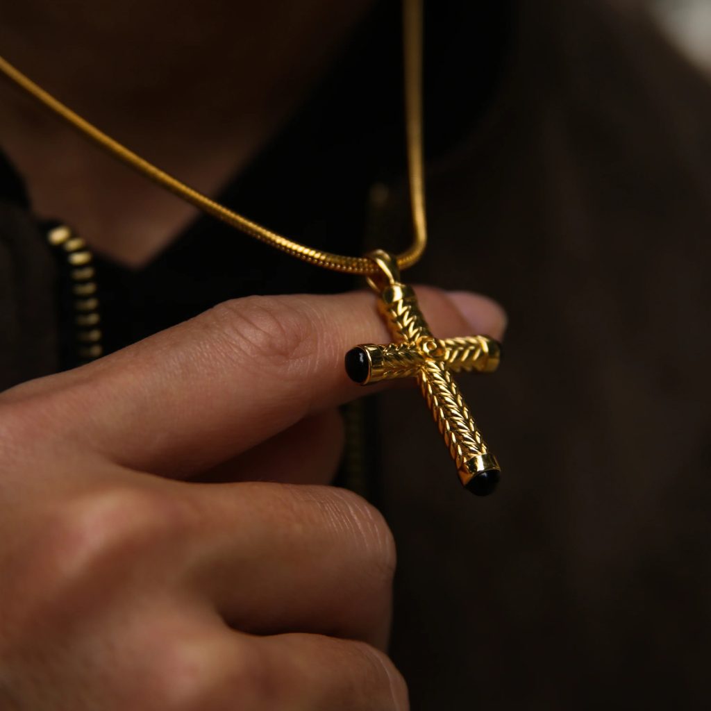 mens cross pendant