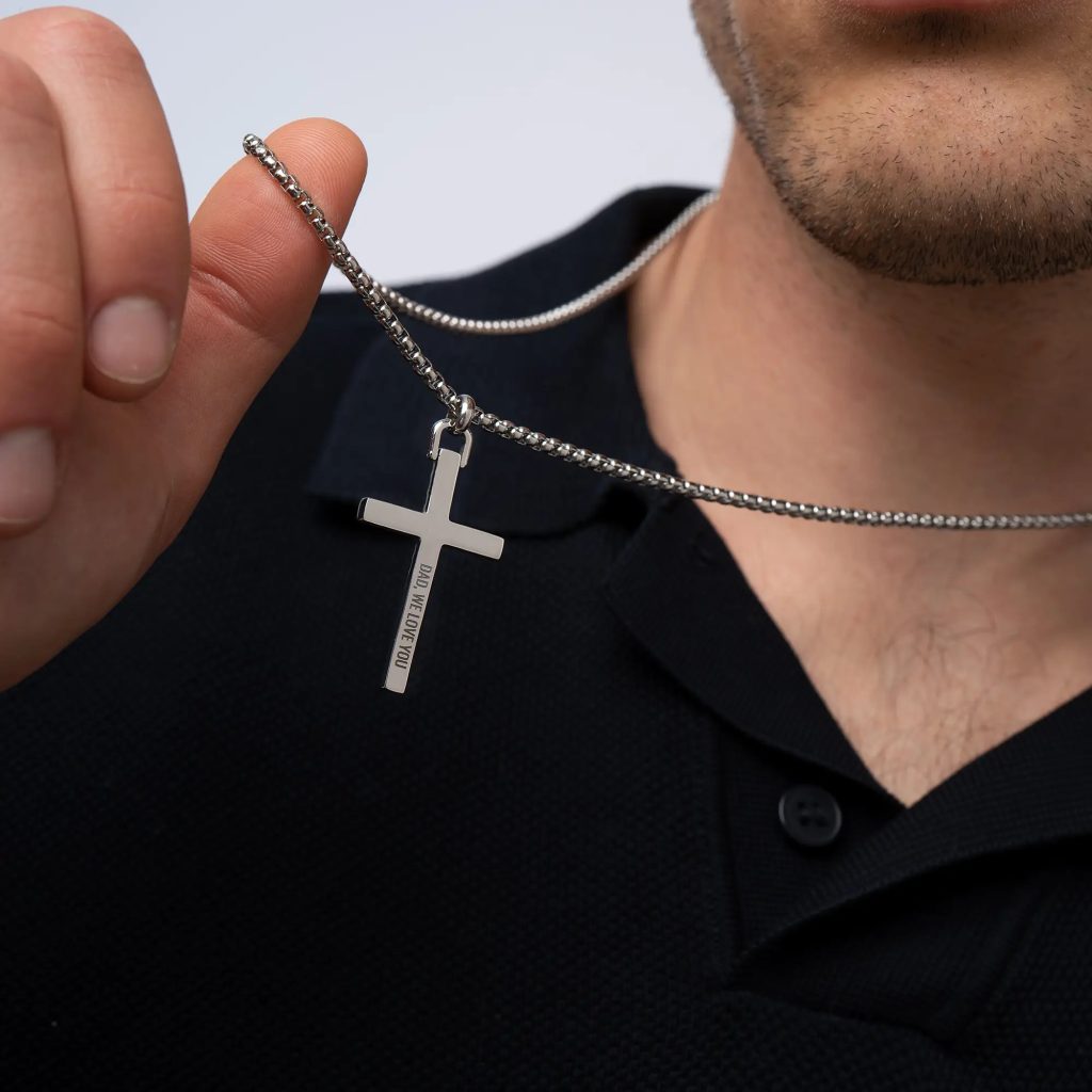 mens cross pendant